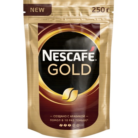 Кофе Nescafe Gold, растворимый, 250 г по акции в Пятерочке
