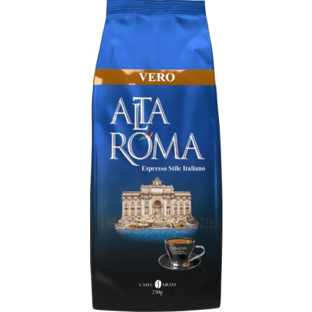 Кофе жареный в зернах Alta Roma "Vеrо", 250 гр,