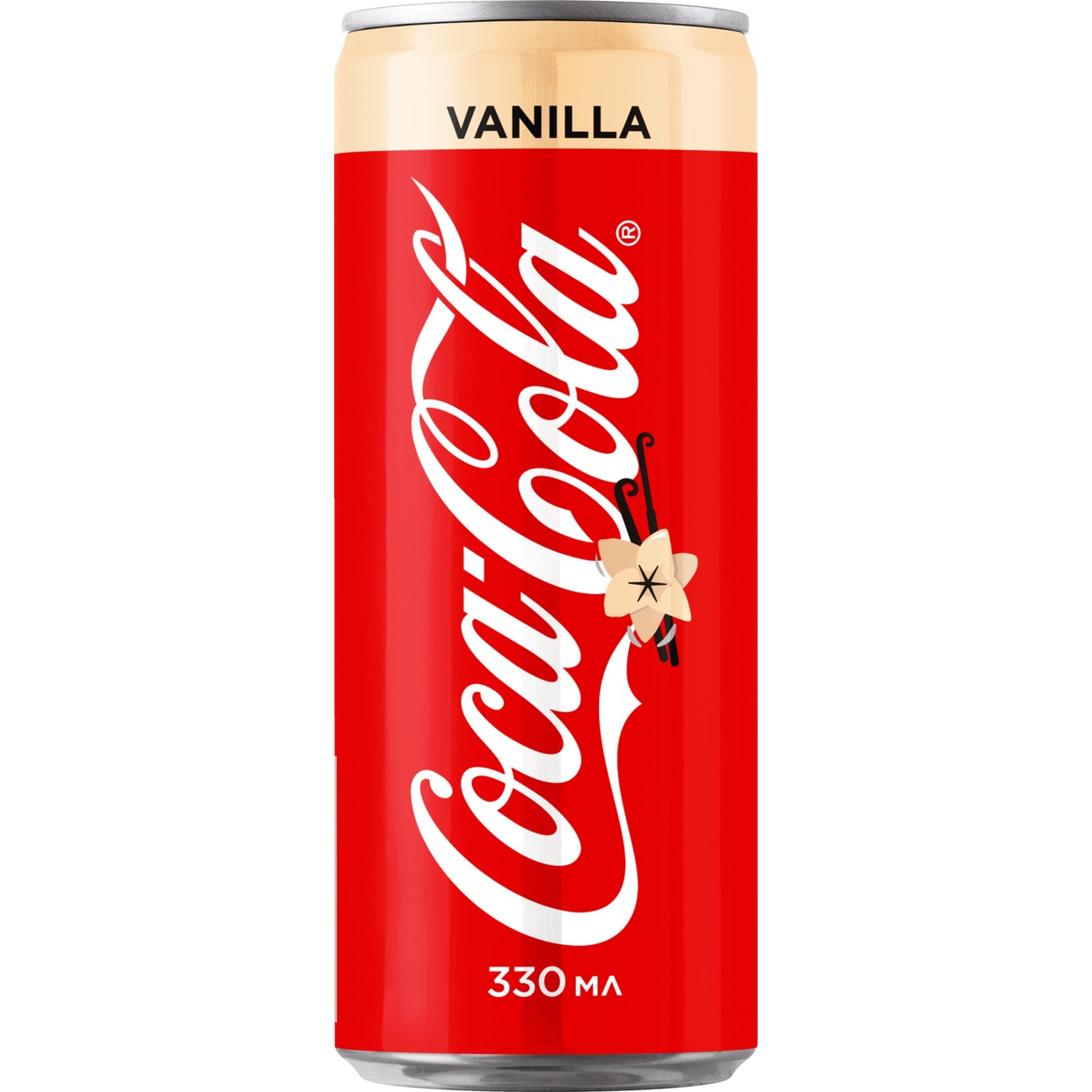 «Кока-Кола Ванилла ®» напиток безалкогольный сильногазированный, 0.33л по акции в Пятерочке