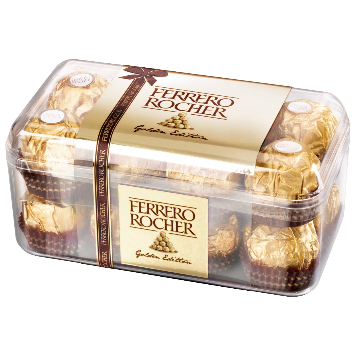 Конфеты Ferrero Rocher хрустящие из молочного шоколада 200г по акции в Пятерочке