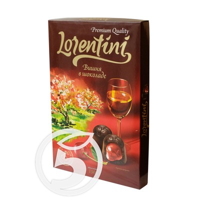 Конфеты "Lorentini" Ассорти Вишня в шоколаде 150г