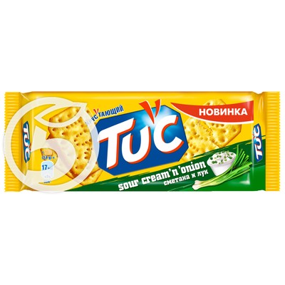 Крекер "Tuc" со сметаной и луком 100г