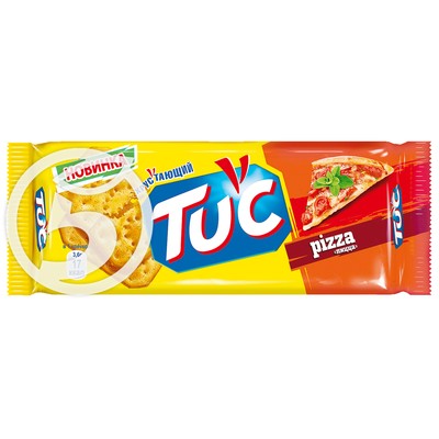 Крекер "Tuc" со вкусом Пицца 100г по акции в Пятерочке