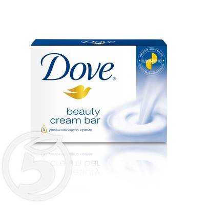 Крем-мыло "Dove" Красота и уход 135г по акции в Пятерочке