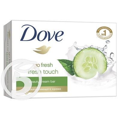 Крем-мыло "Dove" Прикосновение Свежести 100г по акции в Пятерочке