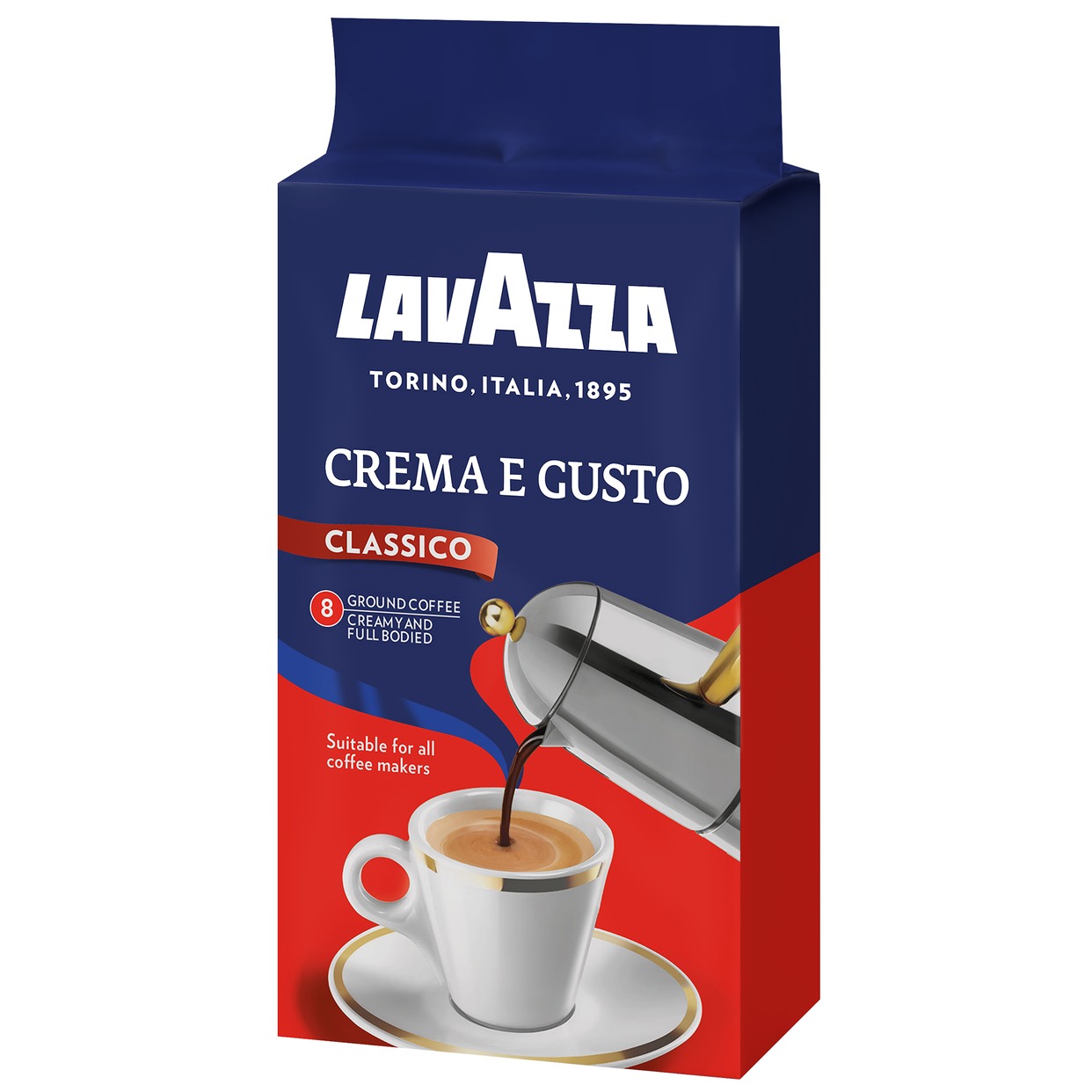 LAVAZZA Кофе CREMA E GUSTO мол.в/у 250г
