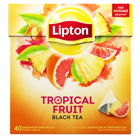 LIPTON Чай TROPICAL FRUIT TEA 20х1,8г