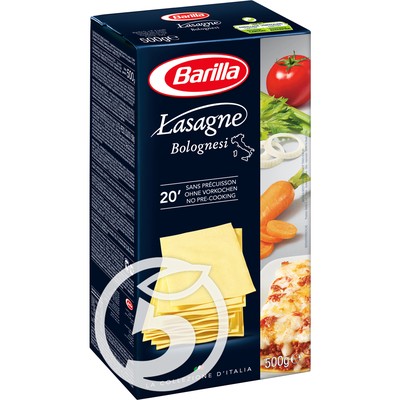 Листы для лазаньи "Barilla" Lasagne Bolognesi 500г