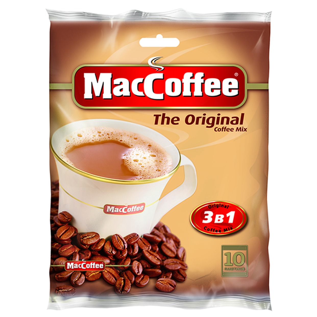 MACCOFFEE Нап.кофейный раст.3в1 10шт 20г по акции в Пятерочке