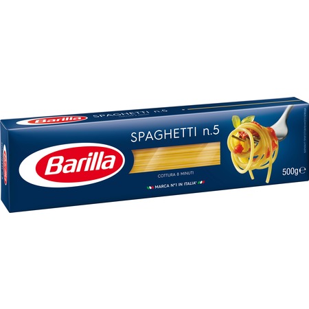Макаронные изделия Barilla, спагетти №5, 500 г по акции в Пятерочке