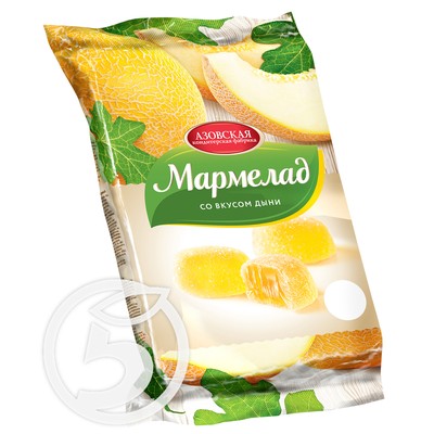 Мармелад "Азовская Кф" со вкусом дыни 300г