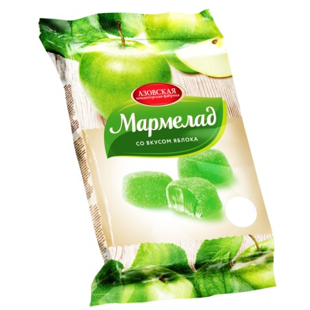 Мармелад Азовская КФ, яблоко, 300 г
