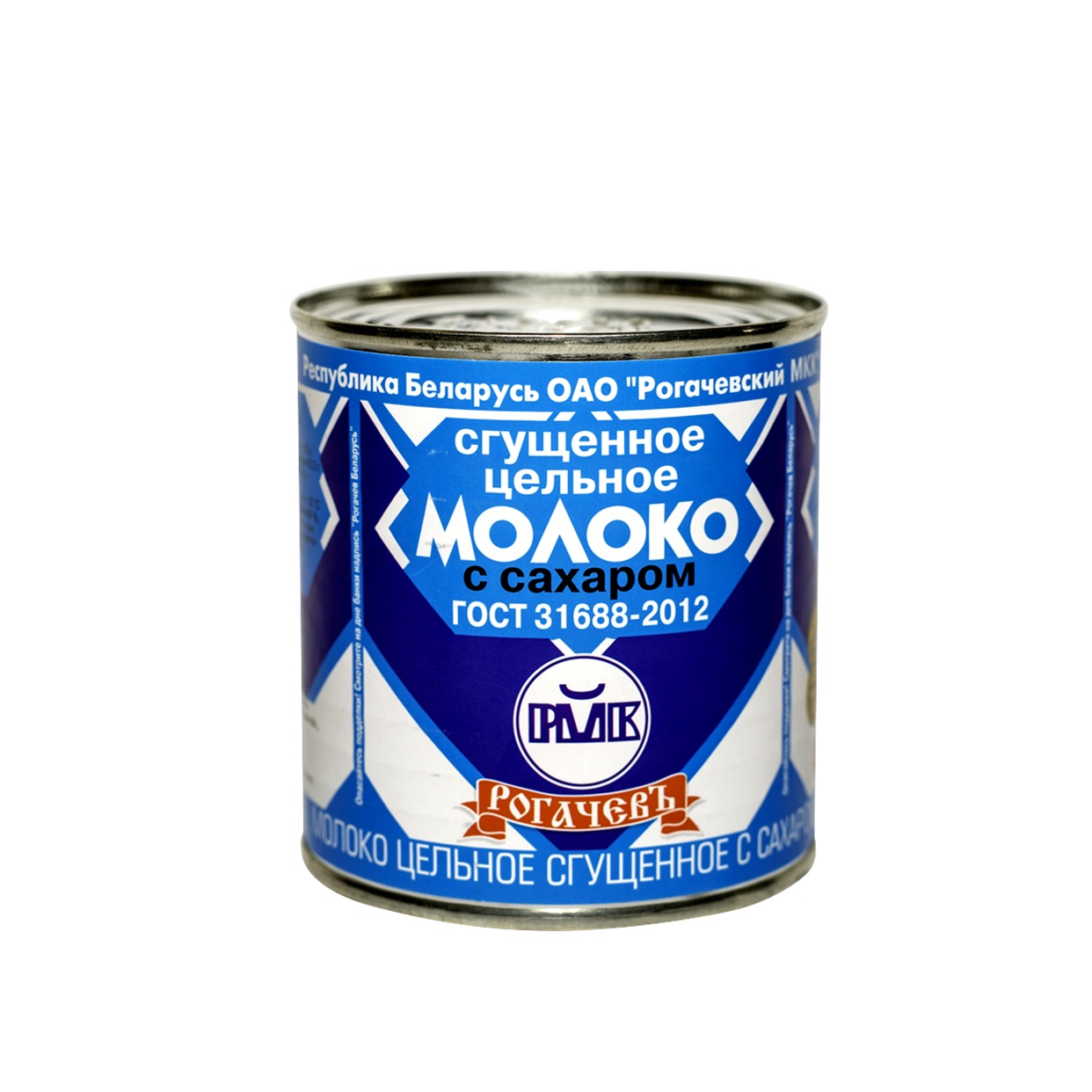 Молоко сгущеное "Рогачев" с сахаром 8,5% 380г по акции в Пятерочке