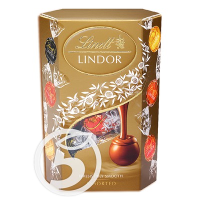 Набор конфет "Lindt" Линдор из шоколада с начинкой 200г по акции в Пятерочке