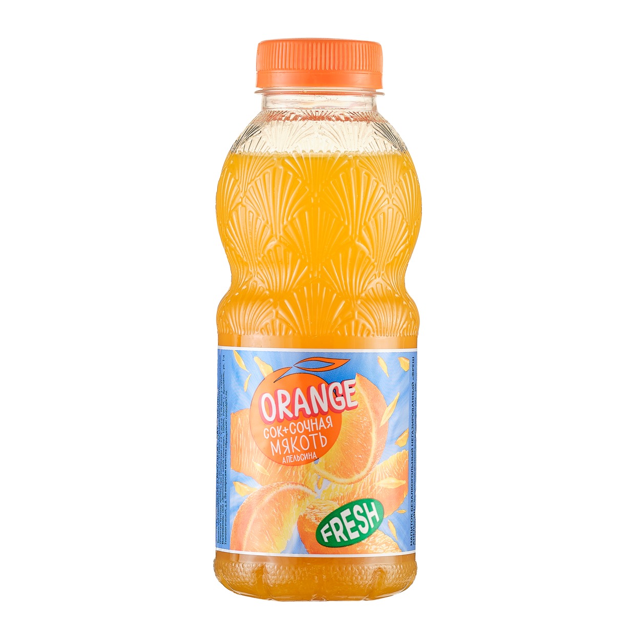 Напиток безалкогольный негазированный "Фреш Апельсин" 0,45 Л. ПЭТ