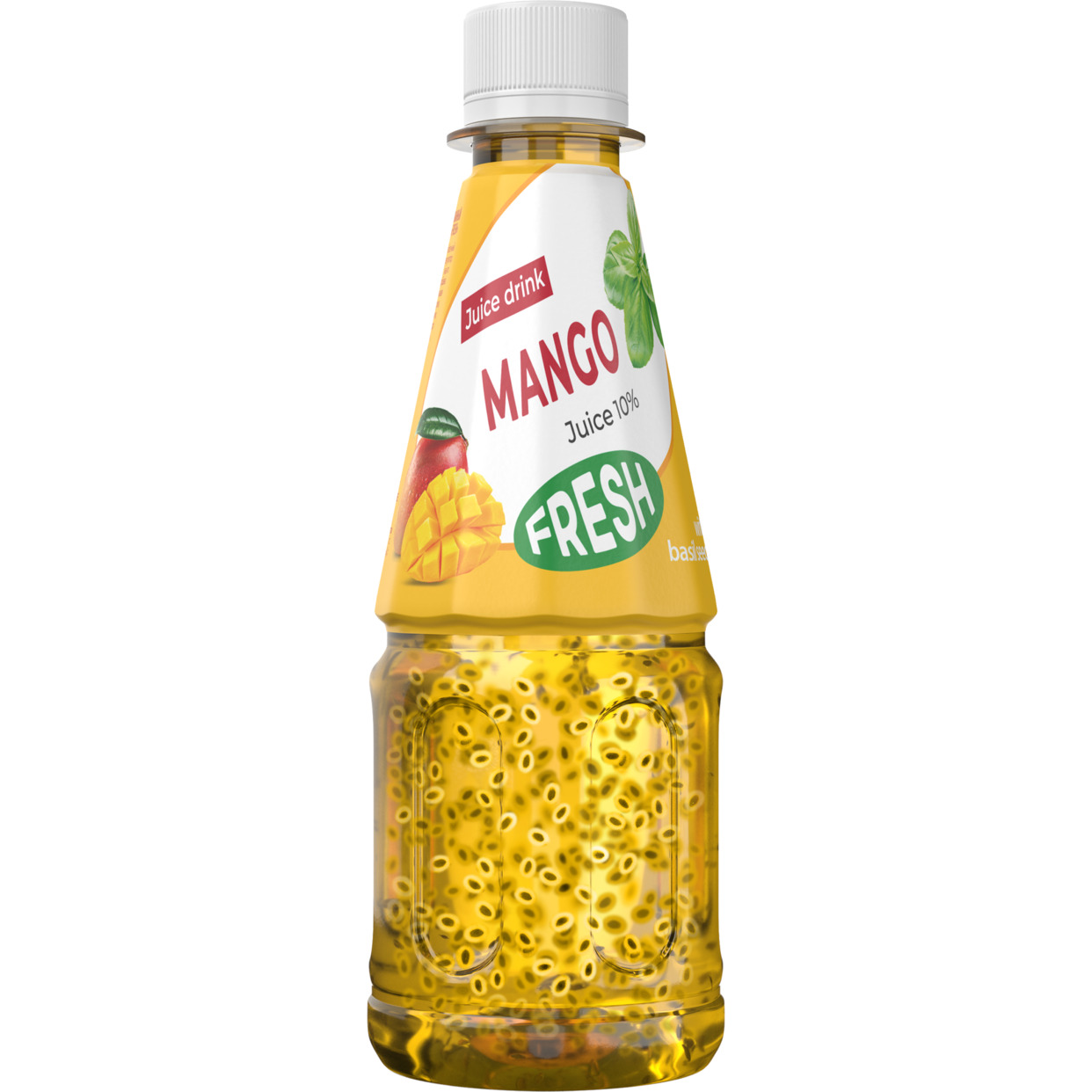 Напиток безалкогольный негазированный Манго с семенами базилика ТМ «FRESH», 300 мл по акции в Пятерочке