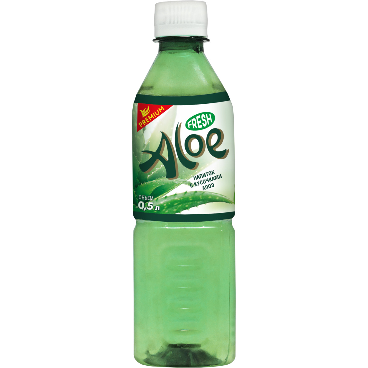 Напиток безалкогольный негазированный пастеризованный с кусочками алоэ торговая марка FRESH ALOE, 500 мл