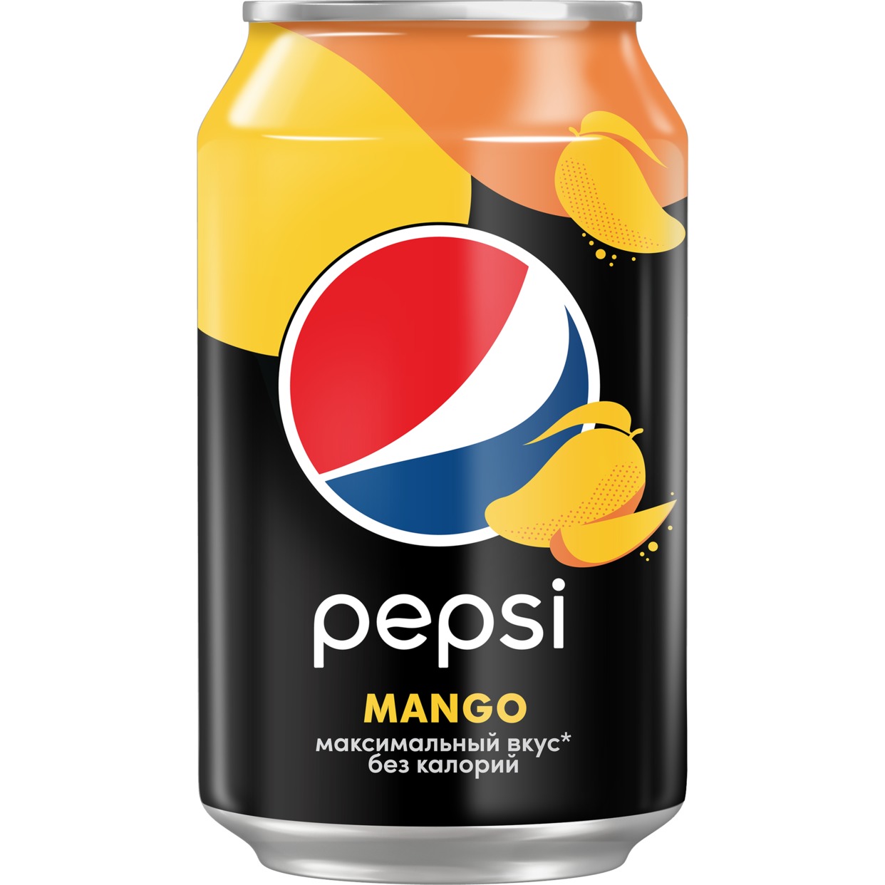 Напиток безалкогольный сильногазированный низкокалорийный "Pepsi Mango" Вкус Манго 0.33л БАН 12Х