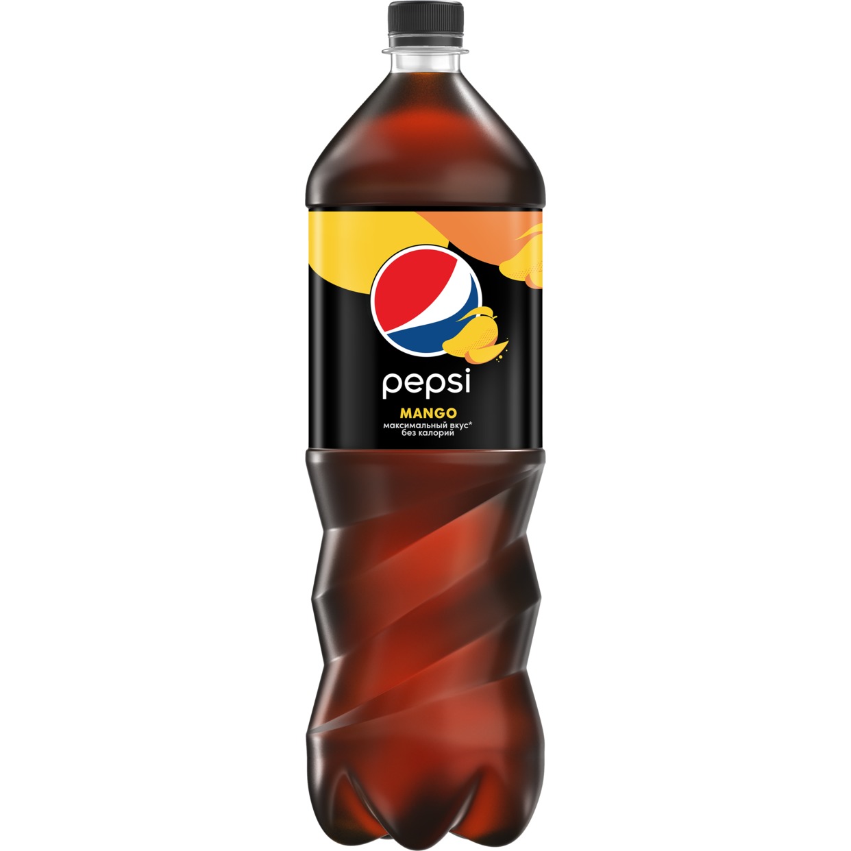 Напиток безалкогольный сильногазированный низкокалорийный "Pepsi Mango" Вкус Манго 1.5л ПЭТ 6Х