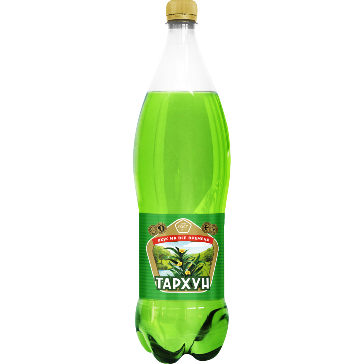 Напиток безалкогольный сильногазированный ТМ «Вкус на все времена» со вкусом «Тархун» 1.5 ПЭТ
