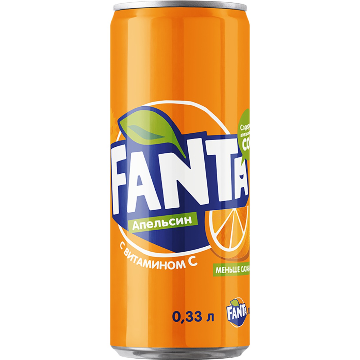 Напиток FANTA газированный, ж/б 0.33л по акции в Пятерочке