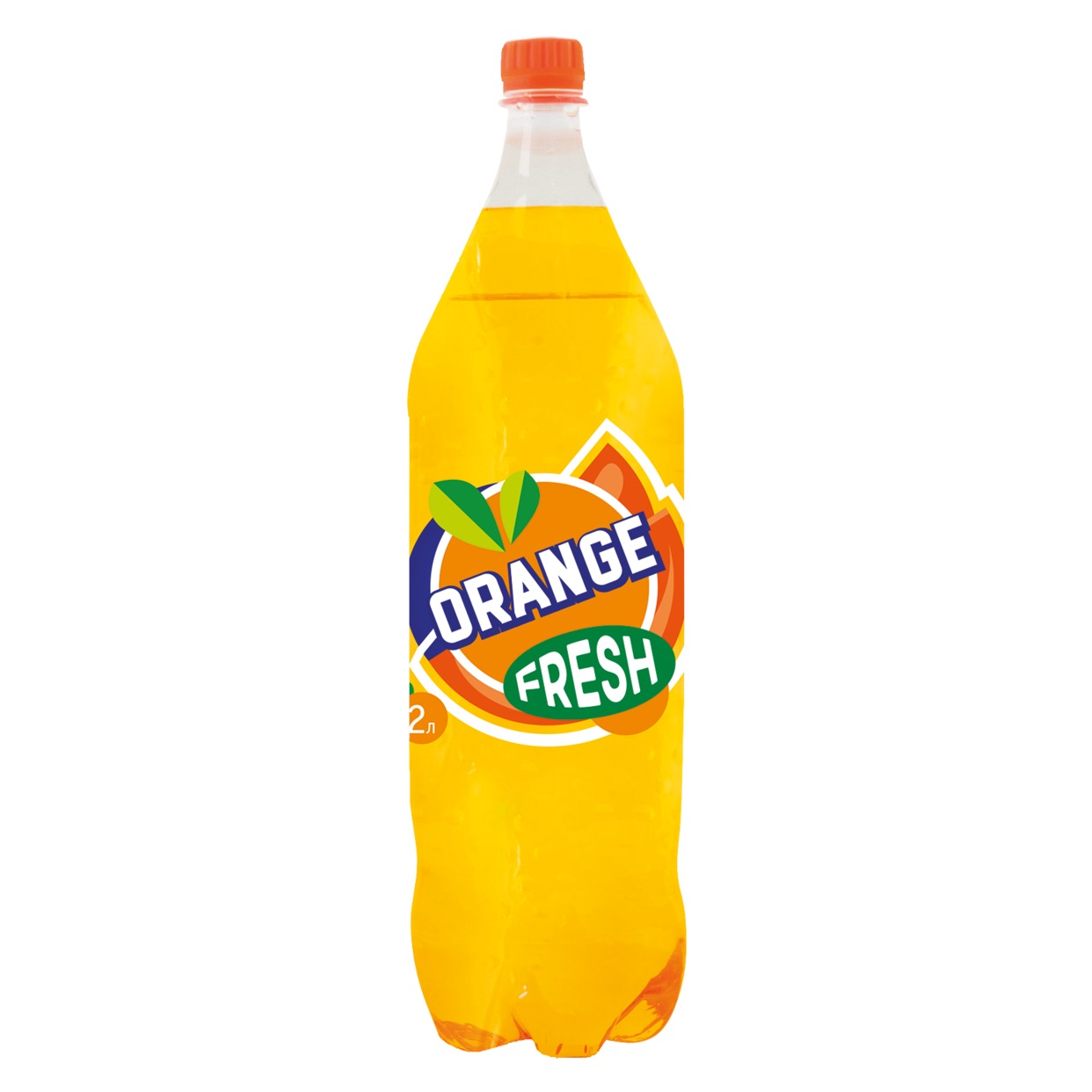 Напиток Fresh Orange, сильногазированный, 2 л