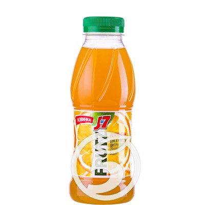 Напиток "J-7" Frutz Апельсин сокосодержащий 385мл