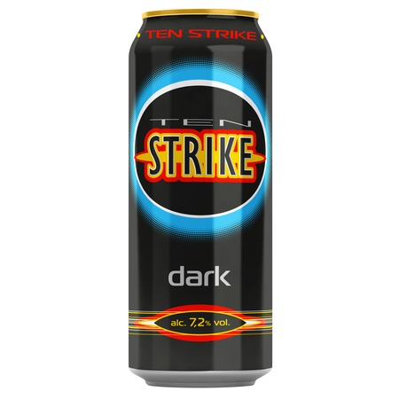 Напиток Ten Strike Дарк, 7,2%, 0,45 л по акции в Пятерочке