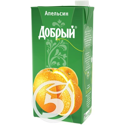 Нектар "Добрый" апельсиновый 2л по акции в Пятерочке