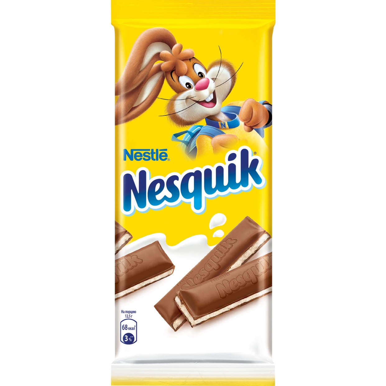 NESQUIK Шоколад с мол.начинк./кальц.100г по акции в Пятерочке