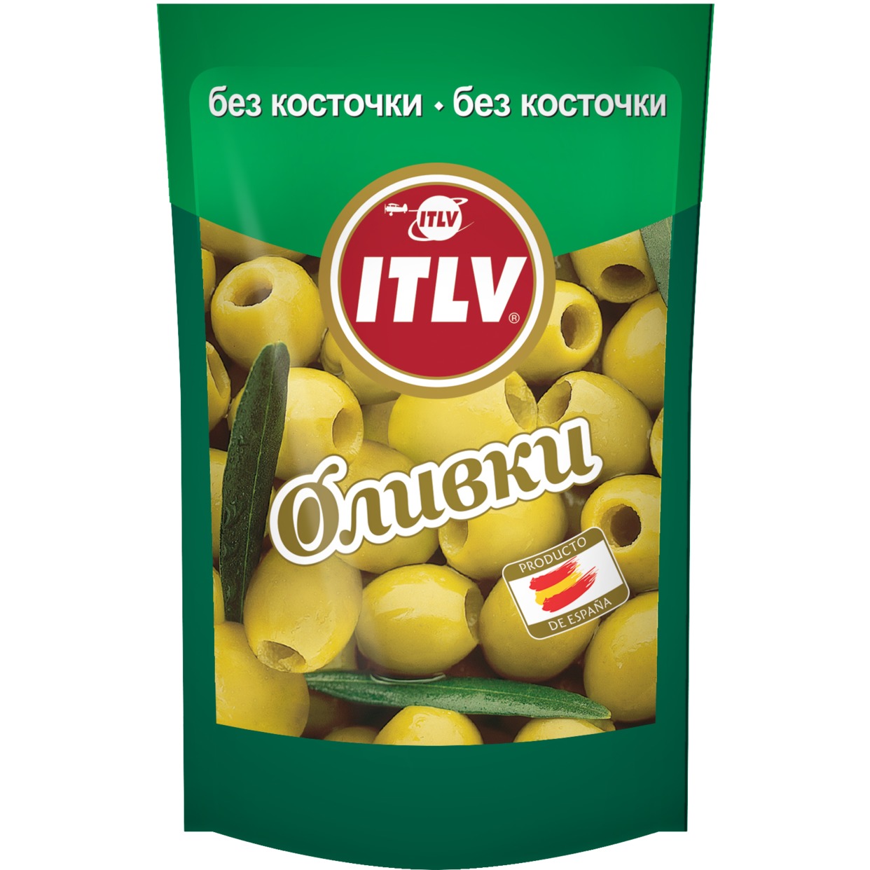 Оливки ITLV без косточки 195г