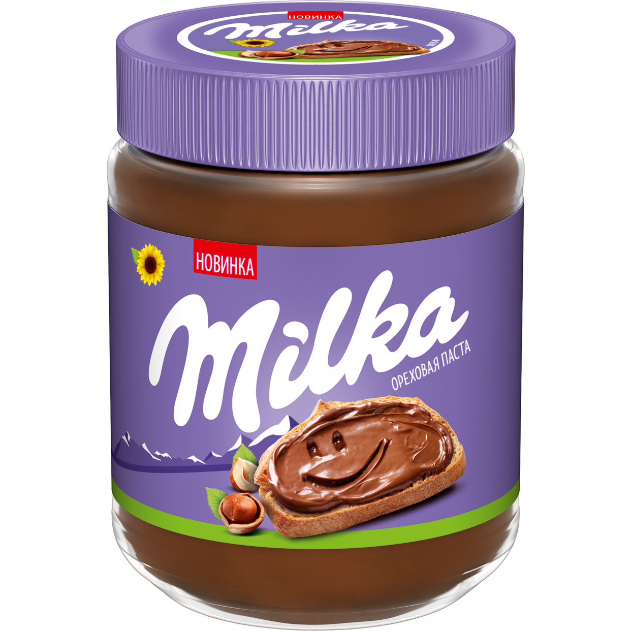 Паста ореховая Milka с добавлением какао, 350г по акции в Пятерочке