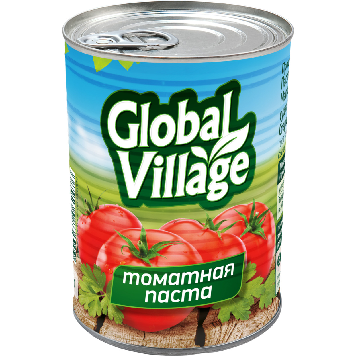 Паста томатная "Global village" 25% ж/б 380 г по акции в Пятерочке