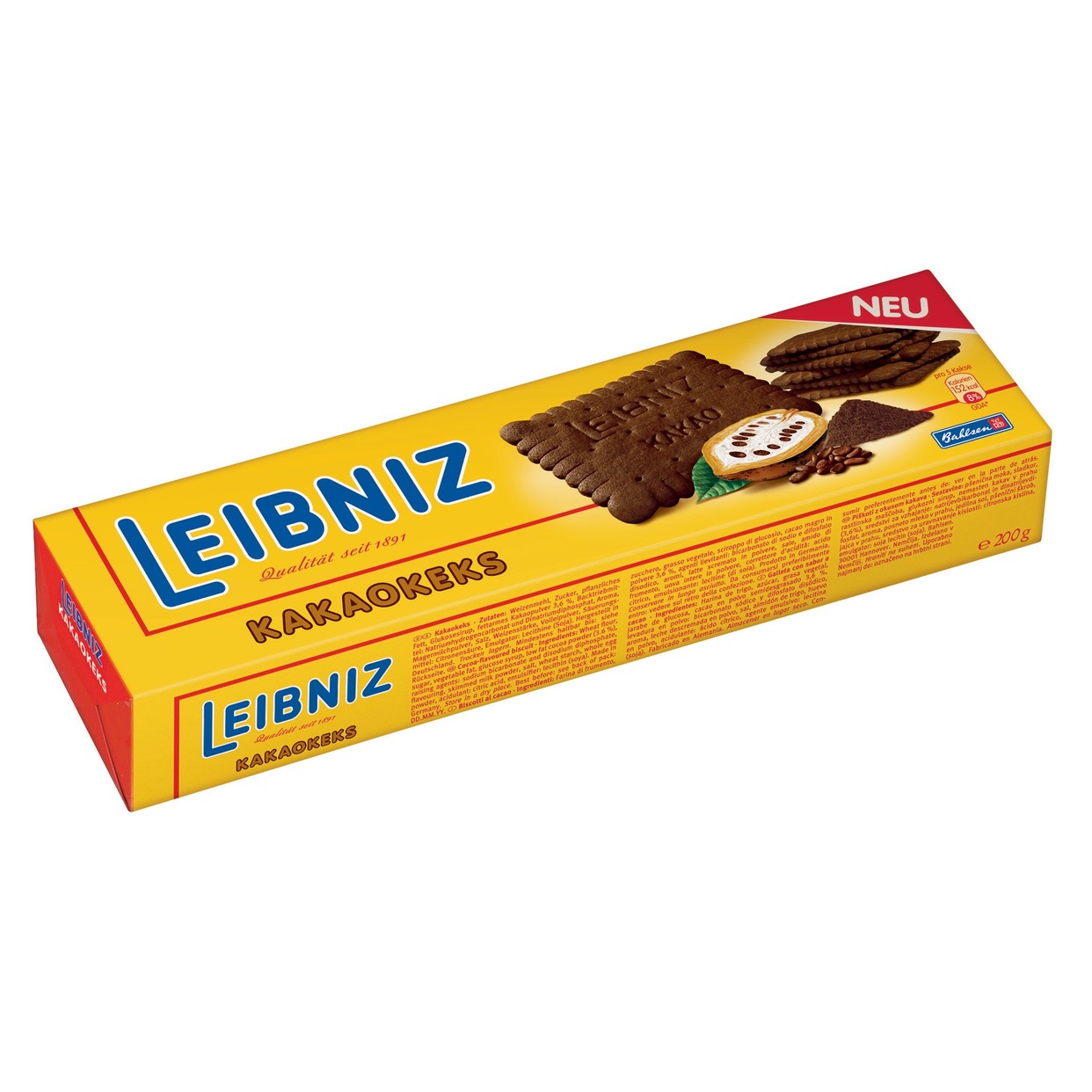 Печенье Bahlsen Leibniz Butter Biscuits 200г
