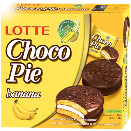 Печенье Choco Pie, Lotte, 336 г по акции в Пятерочке