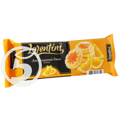 Печенье "Lorentini" Апельсиновый Джем сдобное 100г по акции в Пятерочке