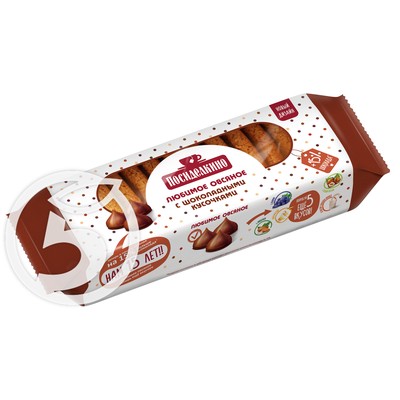 Печенье "Посиделкино" Овсяное с кусочками шоколада 310г