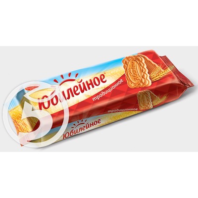 Печенье "Юбилейное" витаминизированное традиционное 112г по акции в Пятерочке