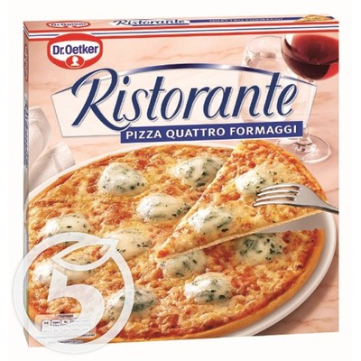 Пицца "Dr.Oetker" Ristorante 4 сыра 340г по акции в Пятерочке