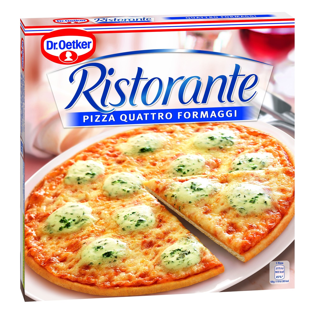 Пицца Ristorante 4 сыра; Speciale, Dr. Oetker, 330 -340 г