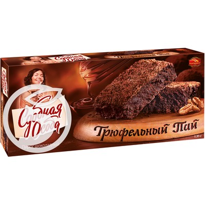Пирог "Сдобная Особа" Трюфельный Пай шоколадный 380г