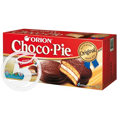 Пирожное "Orion" Choco Pie в глазури 6шт*30г по акции в Пятерочке
