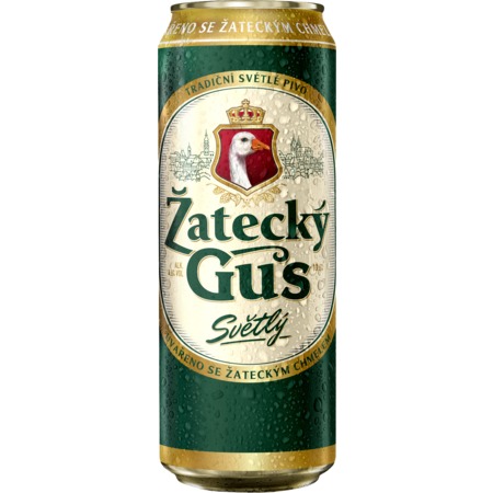 Пиво Žatecký Gus, светлое, 4,6%, 0,45 л по акции в Пятерочке