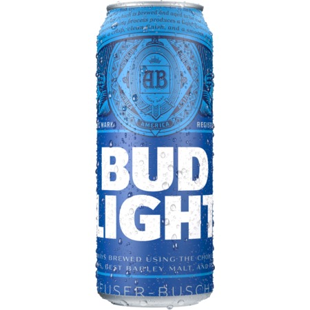 Пиво "Бад Лайт" светлое пастеризованное ж/б 0.45 4,1%