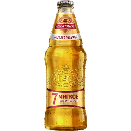 Пиво Балтика Мягкое №7, светлое, 0,44 л по акции в Пятерочке