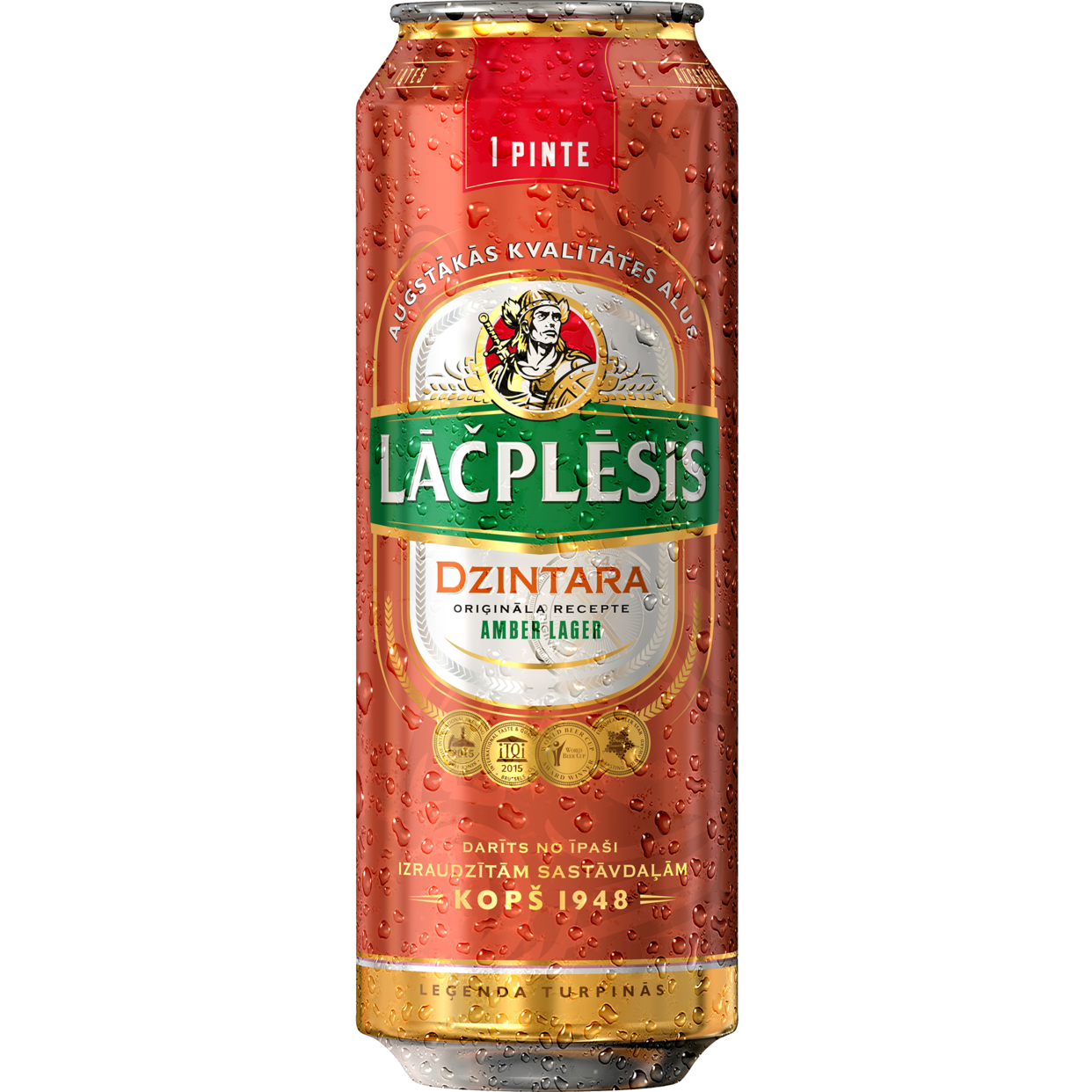 Пиво Лачплесис Дзинтара св.фил.паст.4,8% 0.568л