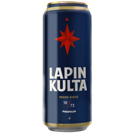Пиво Lapin Kulta, светлое, 4,5%, 0,45 л по акции в Пятерочке