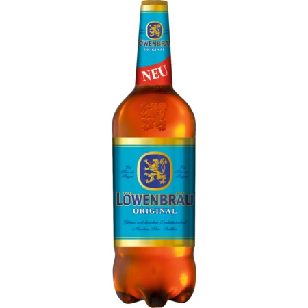 Пиво Lowenbrau, светлое, 5,4%, 1,4 л по акции в Пятерочке