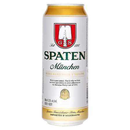 Пиво ШПАТЕН МЮНХЕН св.5,2% ж/б 0.5л по акции в Пятерочке