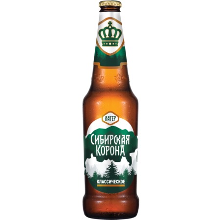 Пиво Сибирская корона, классическое, 5,3%, 0,45 л по акции в Пятерочке